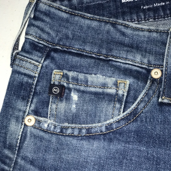 AG Mari Crop High Rise Slim Straight Size 31 - Picture 9 of 11